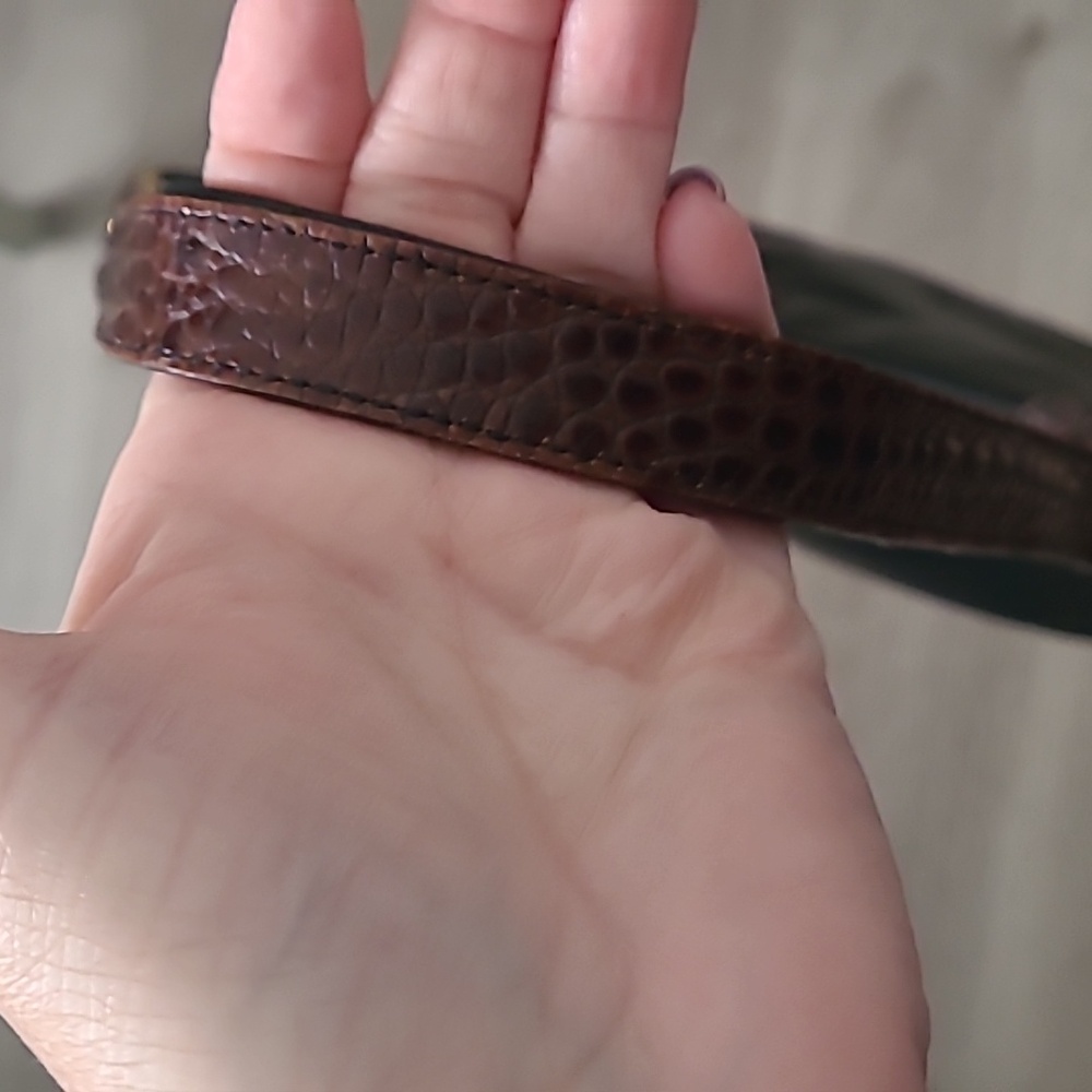 Brahmin Crossbody Bag With Pecan Melbourne Details - Picture 11 of 12